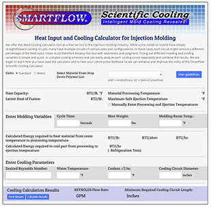 Scientific Cooling Calculator